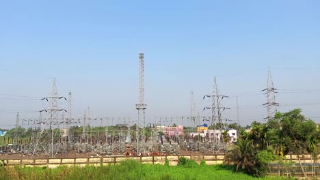 power grid sub station in developing country