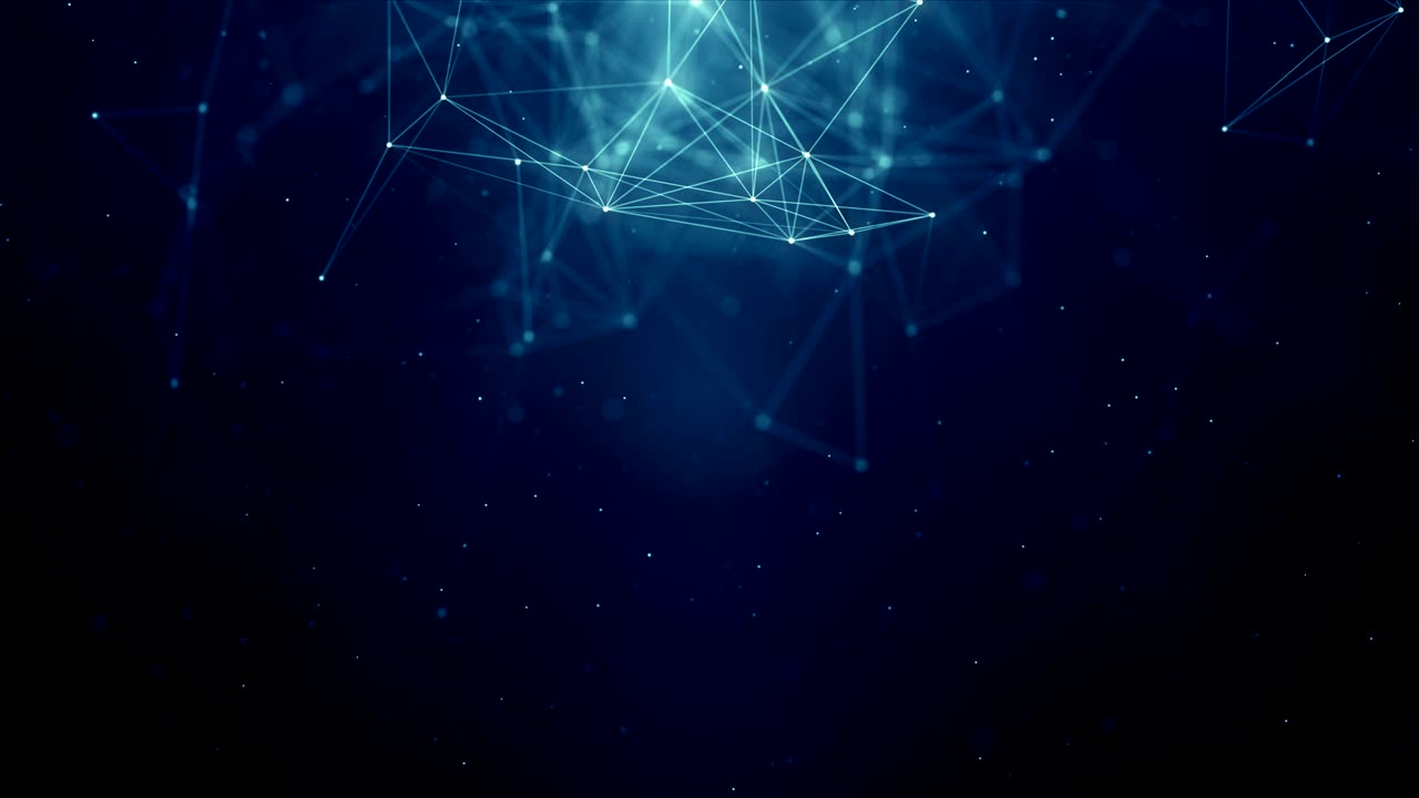 Plexus abstract network titles technology science background loop