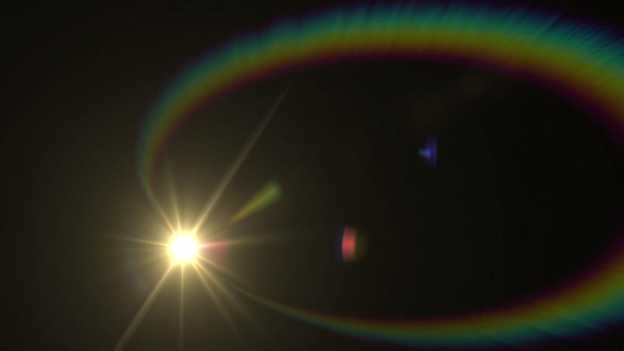 luz brillante en el canal alfa