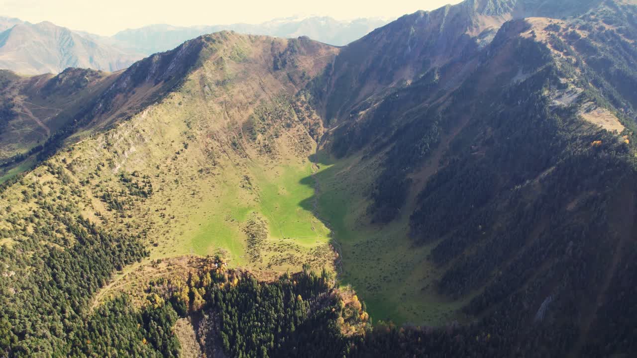 Scenic Lisey uplands in Cauterets, Pyrenees with stunning alpine views