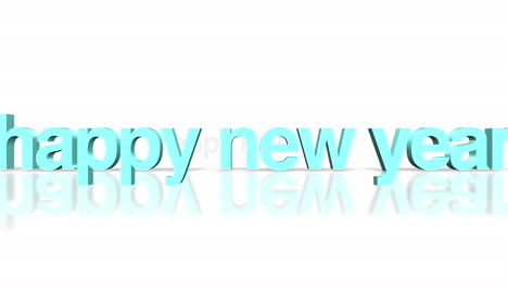 Rolling-Happy-New-Year-text-on-white-gradient