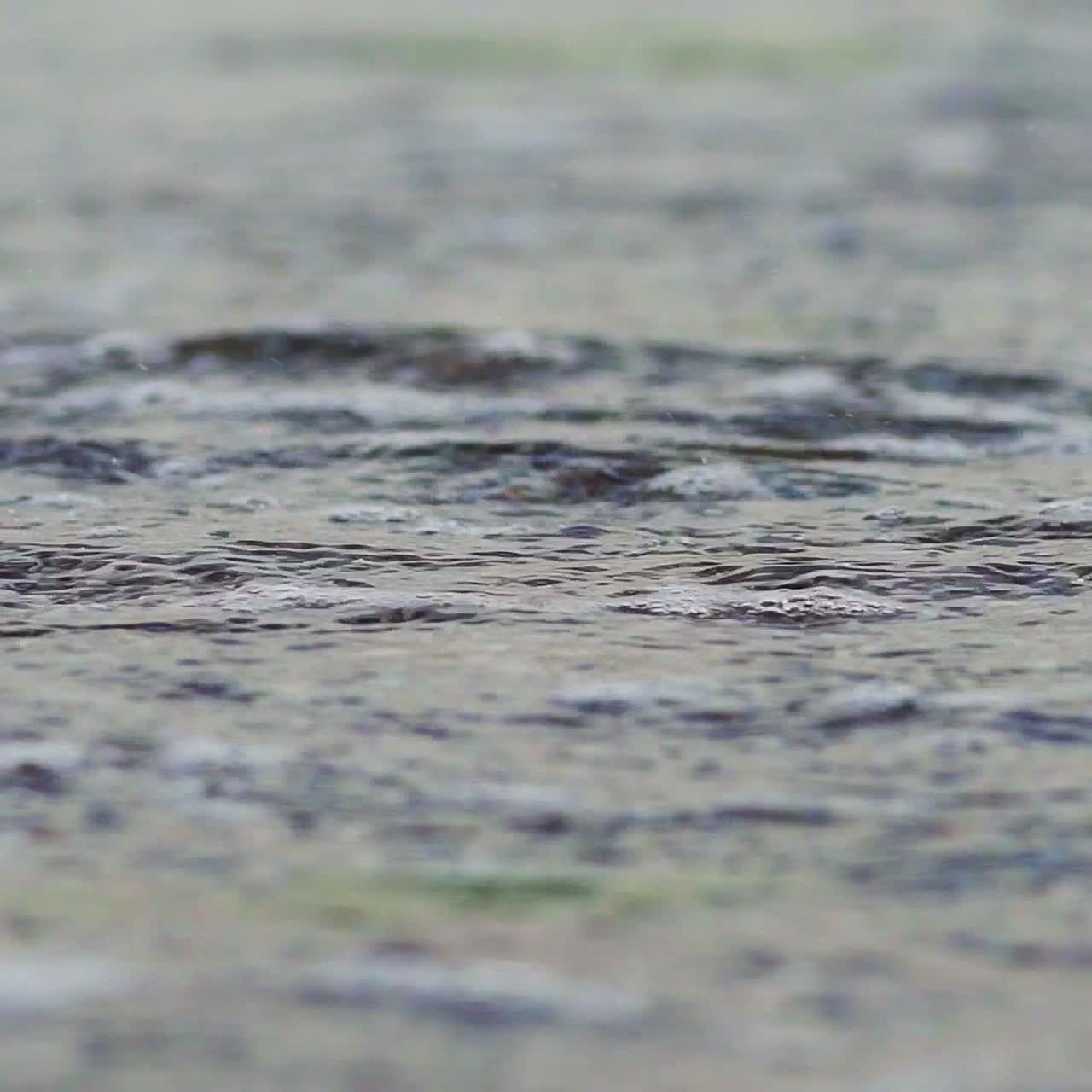 Transparent wave in the sea