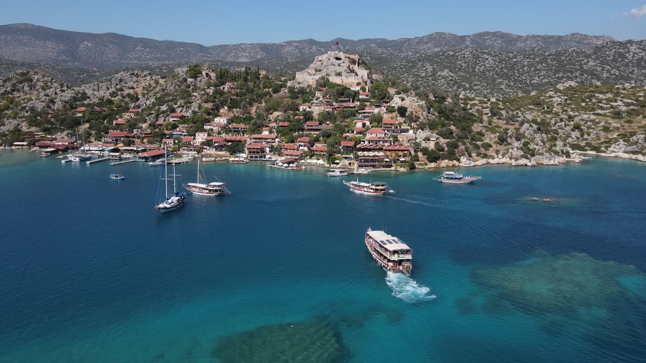 Ship Traffic In Resort