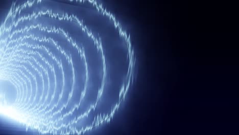 3d circle tunnel animation motion graphics