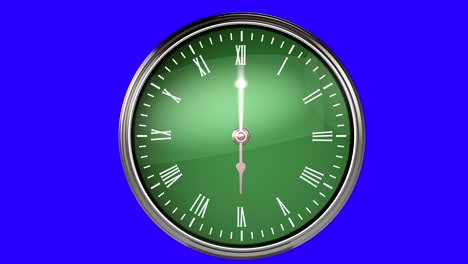 modern clock timelapse + chroma key (loopable)