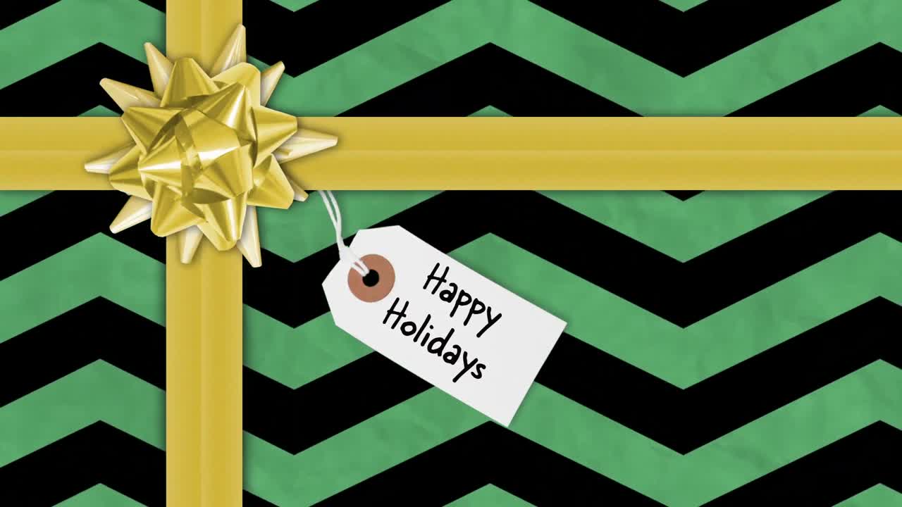 축제 포장 된 크리스마스 선물