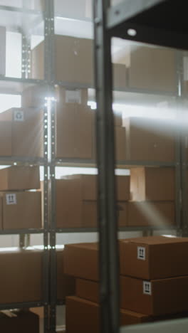 warehouse worker handling boxes