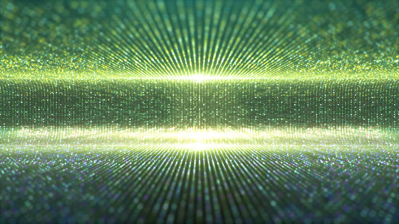 gráfico de movimiento avanzado partículas en movimiento brillantes y patrón de luces de elegancia para el espectáculo de actuación en el escenario y el fondo del bucle de video jockey