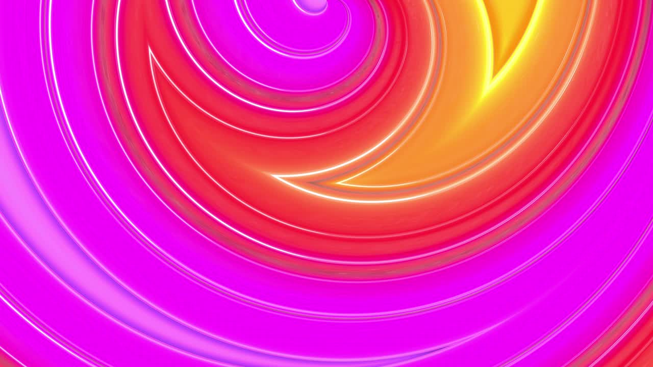 colores del arco iris rayas abstractas, fondo en 4k con pintura brillante brillante animación sin costuras suave con color gradiente líneas curvas 18