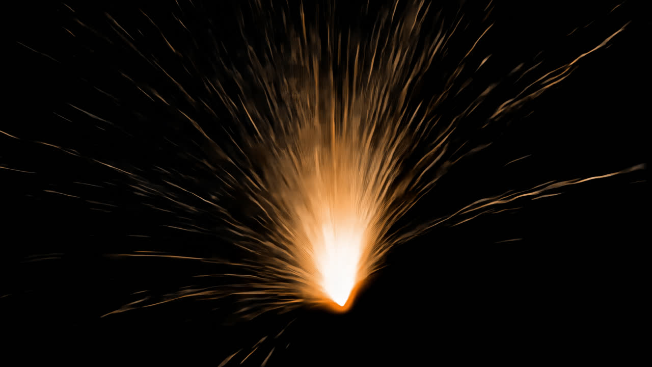 Vibrant fireworks burst display animated overlay, transparent 4K video, alpha channel, ProRes 4444