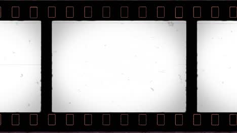 vistavision film frame 4k with sprocket hole and noise, dust, hair, scratches