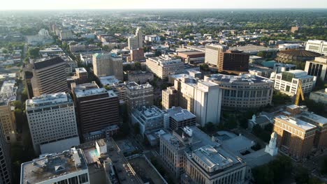 downtown richmond, virginia (usa) | aerial flyover | summer 2021