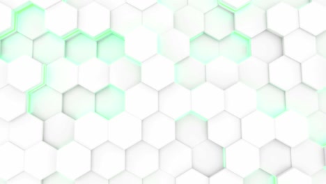 4k abstract tech cuadrícula de panal de miel.