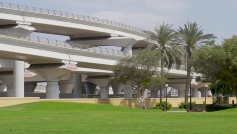 modern architectural design of elevated railways