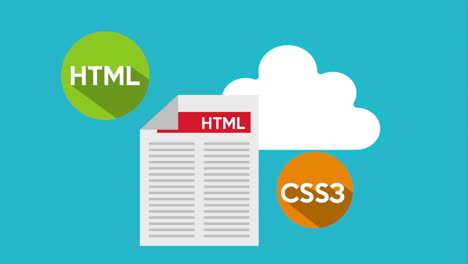ilustración de desarrollo web html y css3