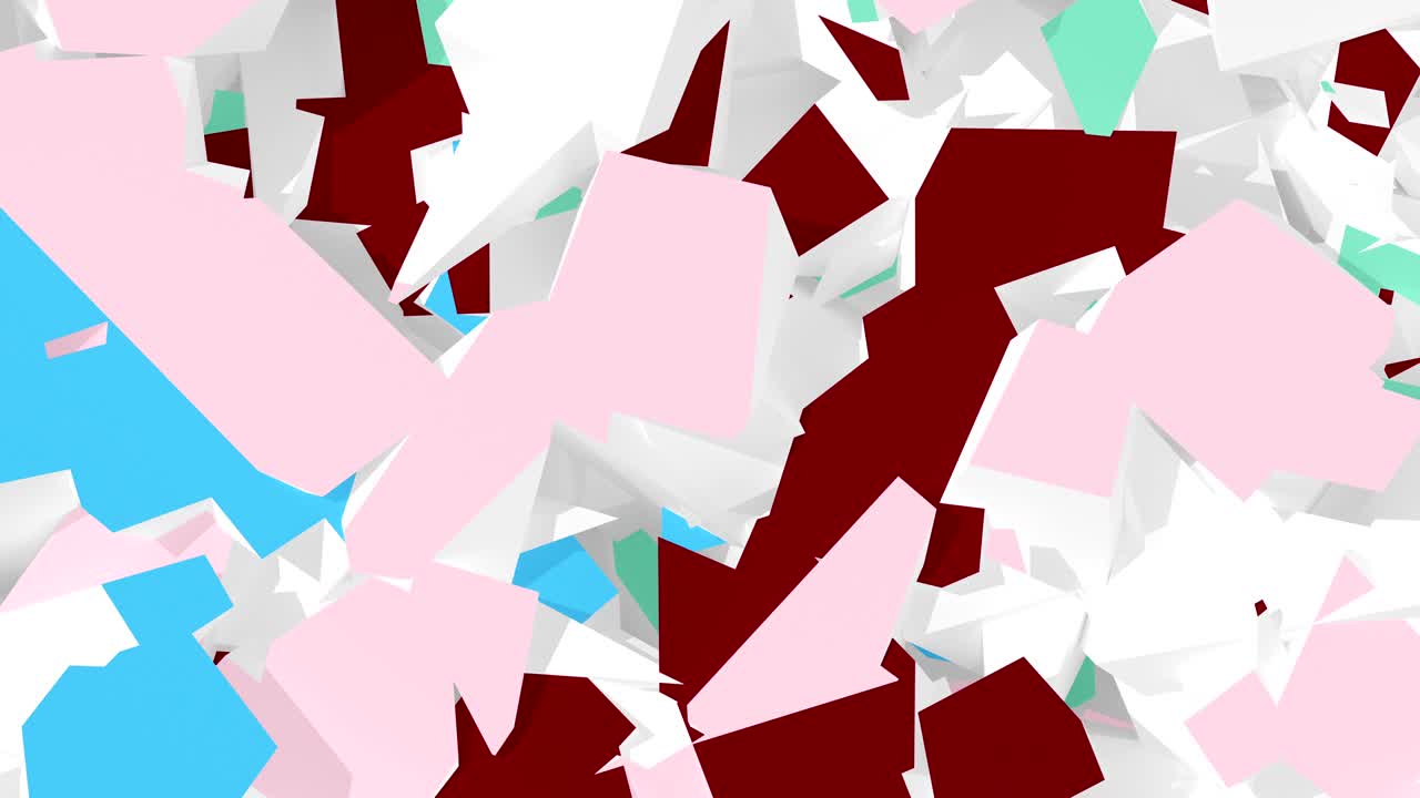 4k. fondo digital abstracto. versión con colores rosa, marrón y azul. bucle sin costuras.