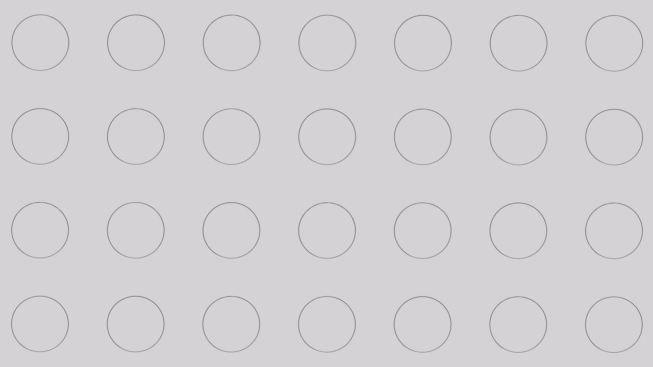 Black and white hemispheres rotating. Abstract animation, 3d render.