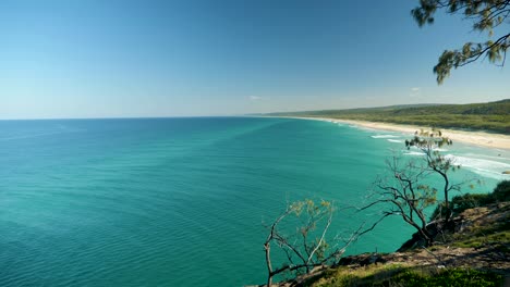 north stradbroke island landscape, tourism places queensland australia