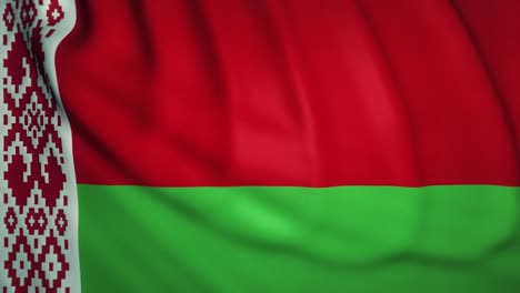 waving realistic belarus flag in 4k, loop animation