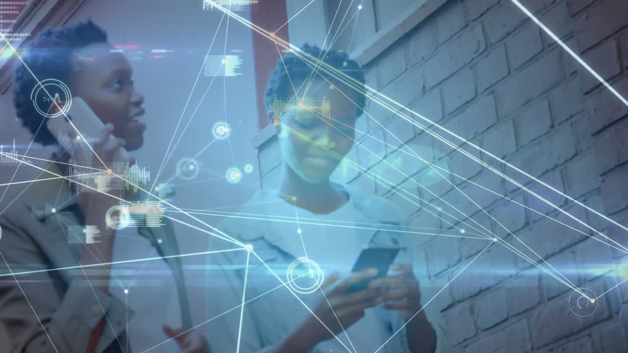 gráfico y gráfico sobre las personas con teléfonos inteligentes.