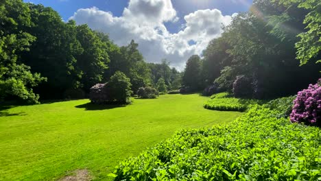 green paradise park on earth