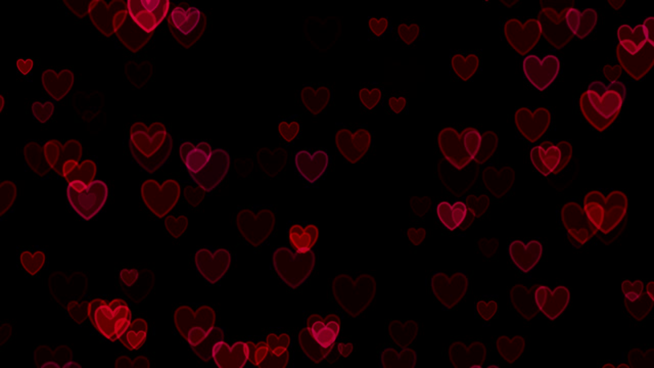 el fondo de los corazones rosados de san valentín