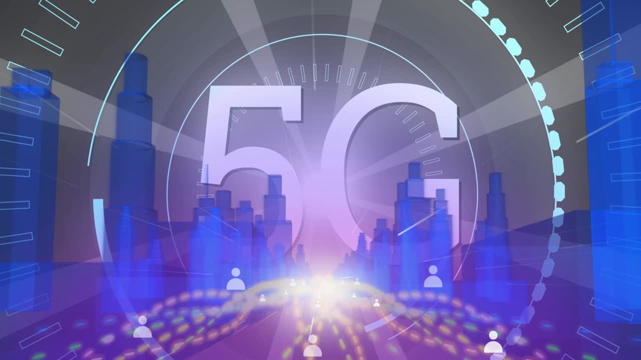 3d 도시 모델에 대한 원에 대한 5g 텍스트