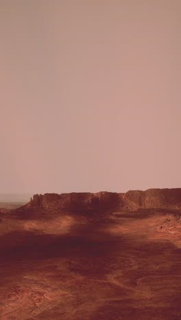 mars landscape: a dusty, red planet