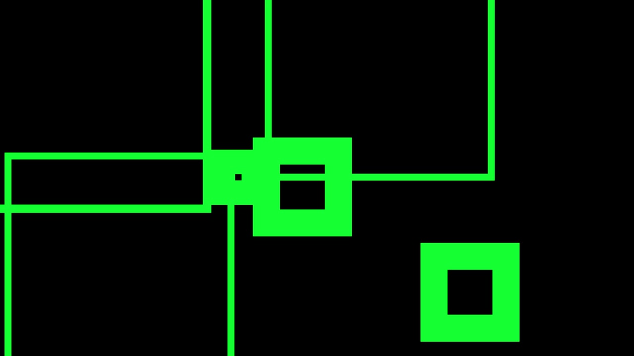 Shape animation square motion graphics