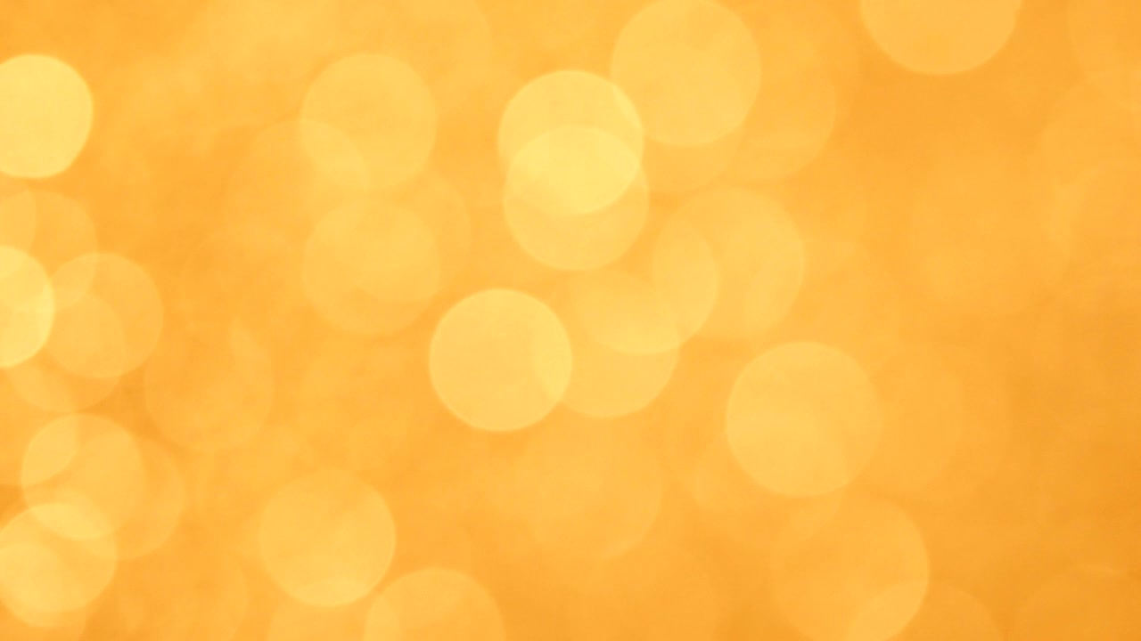Yellow gold abstract blurred Christmas lights bokeh background ...