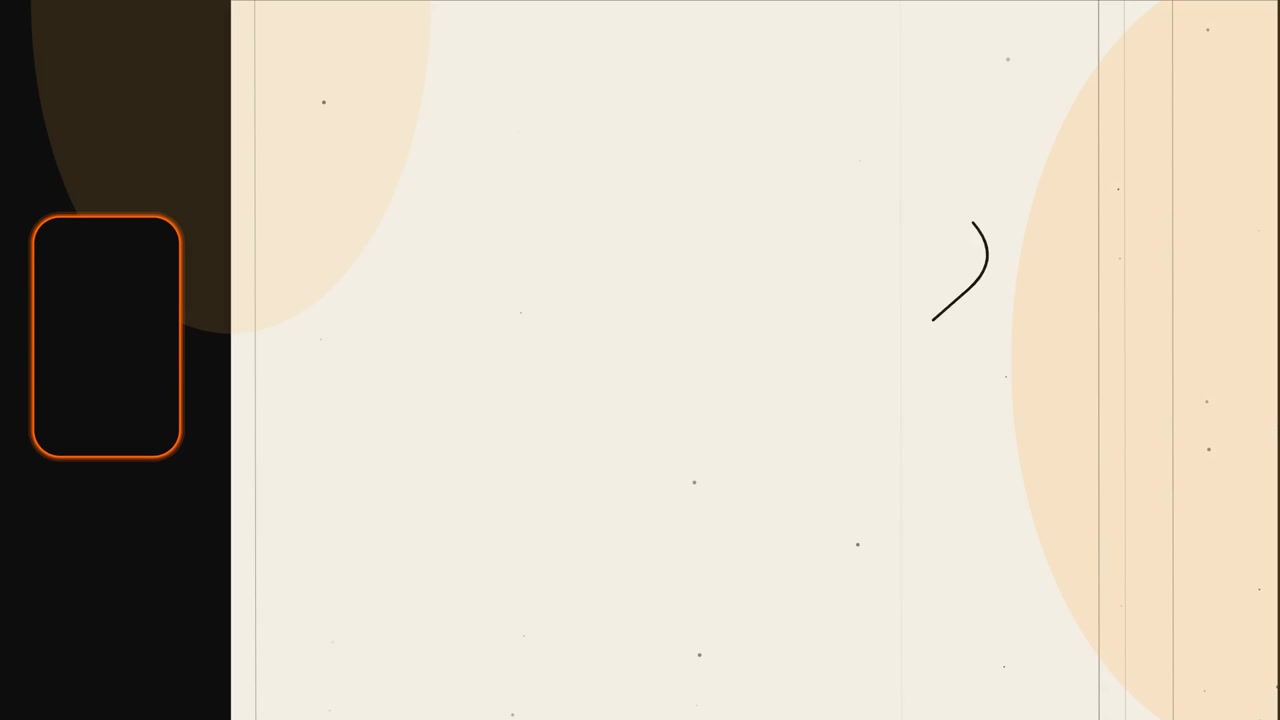 Vintage Film Dokulu Soyut Minimalist Hareketli Grafik