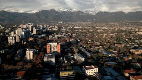 providencia morning time lapse santiago de chile