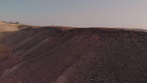 aerial view of the desert in the south of israel