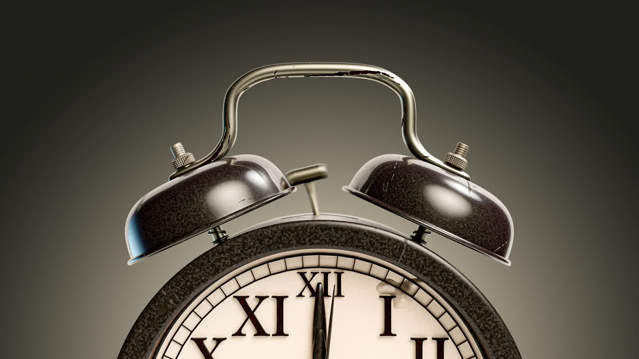 Alarm clock antique and old style
