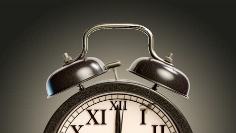 reloj despertador de estilo antiguo y antiguo
