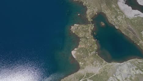 Drone-footage-of-the-Benasque-lakes-in-the-Pyrenees-mountains