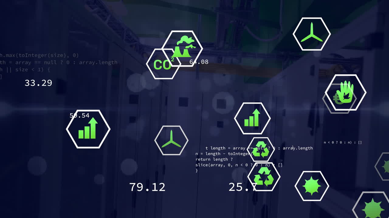 서버  ⁇  위의 아이콘으로 데이터 처리의 애니메이션