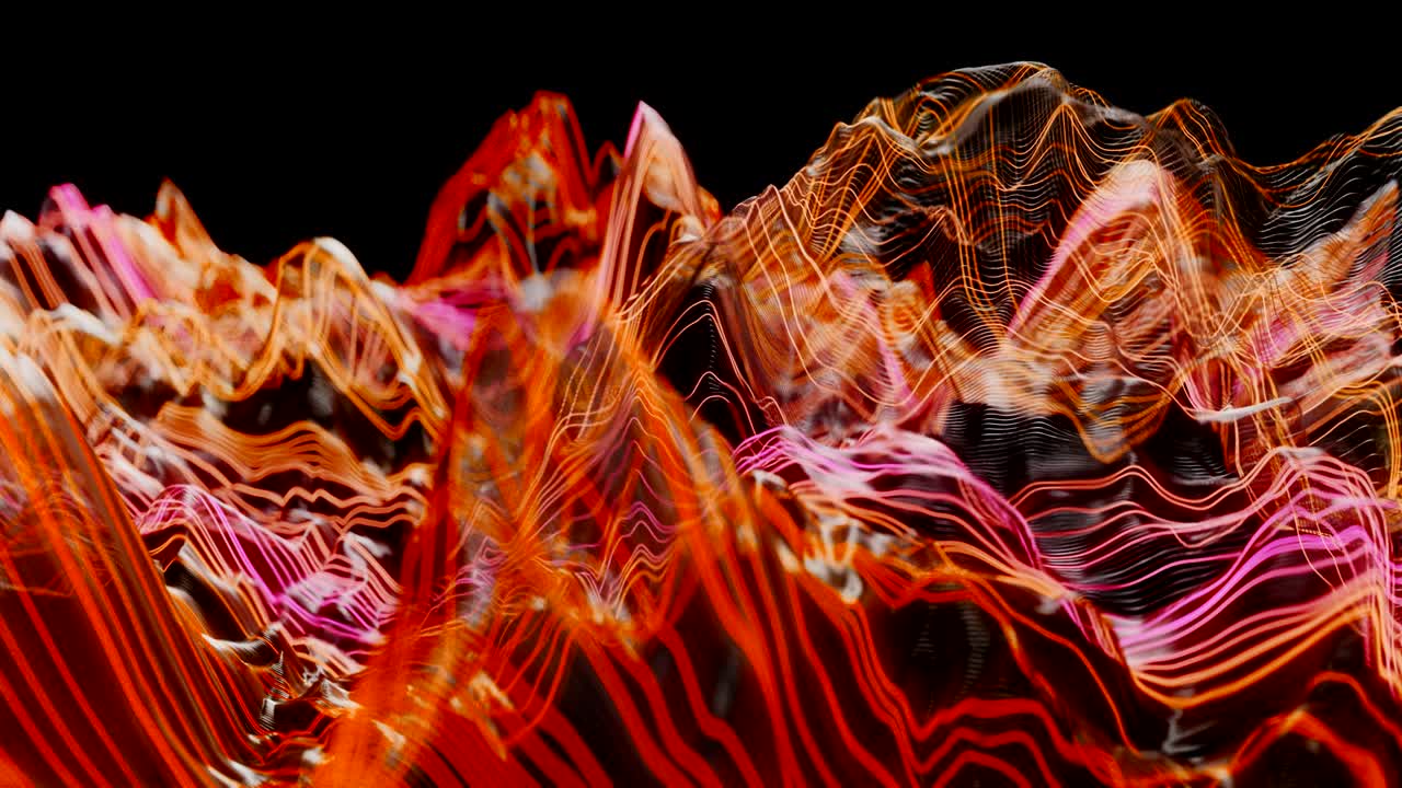 Abstract Futuristic Tech Lines.