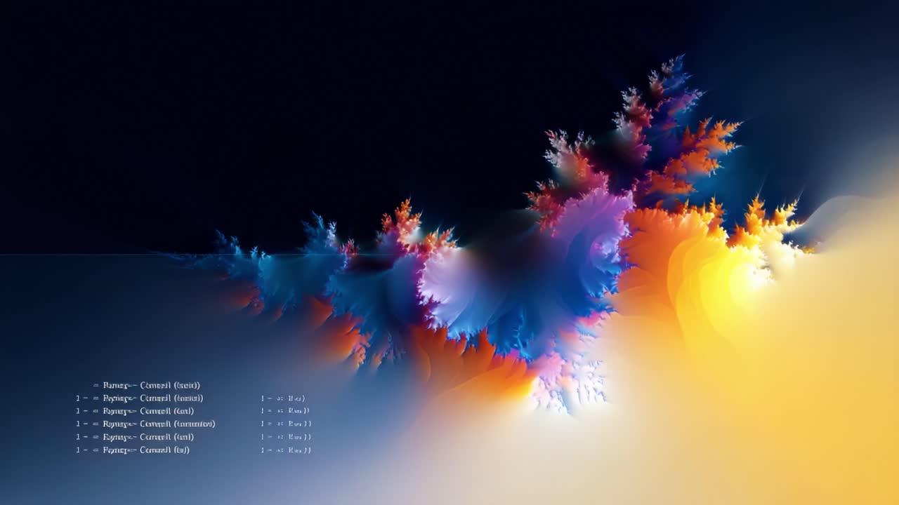 A captivating exploration of colorful fractal patterns, showcasing vibrant hues and intricate designs that intertwine organically, creating a mesmerizing visual narrative of mathematical beauty