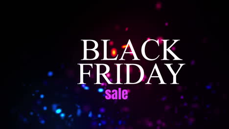 video generado digitalmente de la venta del viernes negro 4k
