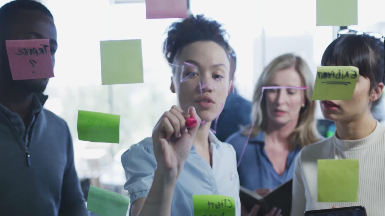 Creative team working at the office