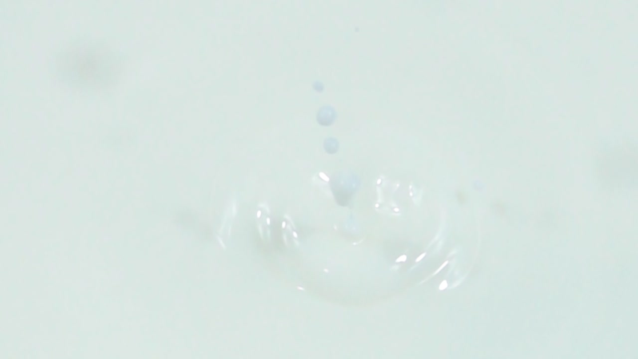 우유 스플래시와 리플