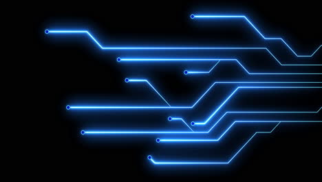 abstract neon circuit board design