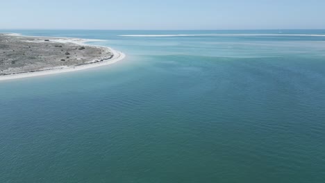 scenic landscape view of portuguese coastline with the sado river meeting the atlantic ocean