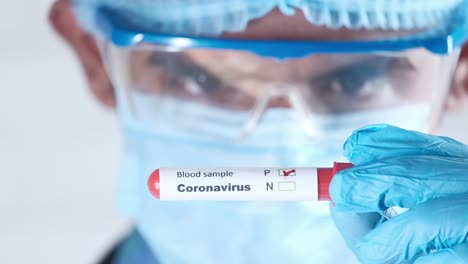 coronavirus blood sample test