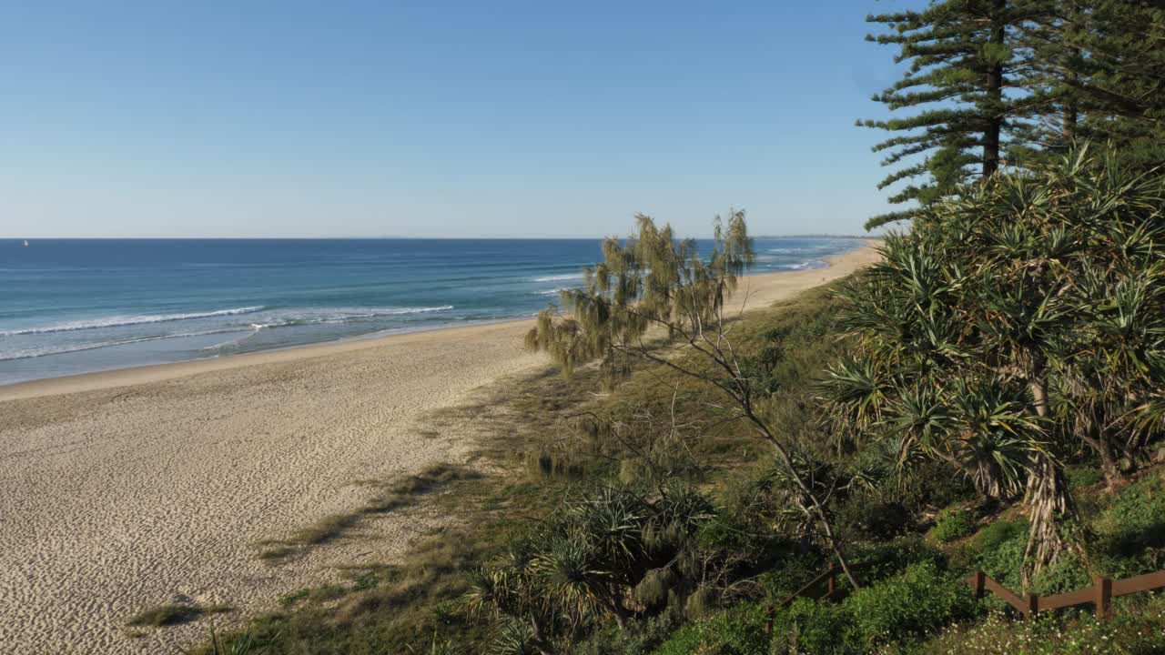 The beautiful Sunshine Coast on a bright summer sunset - Buddina Australia - Wide