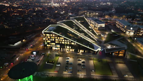 a birds-eye view of corda campus in hasselt, belgium