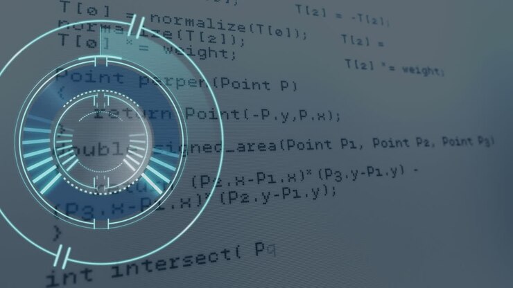 Animation of scope scanning over digital data processing