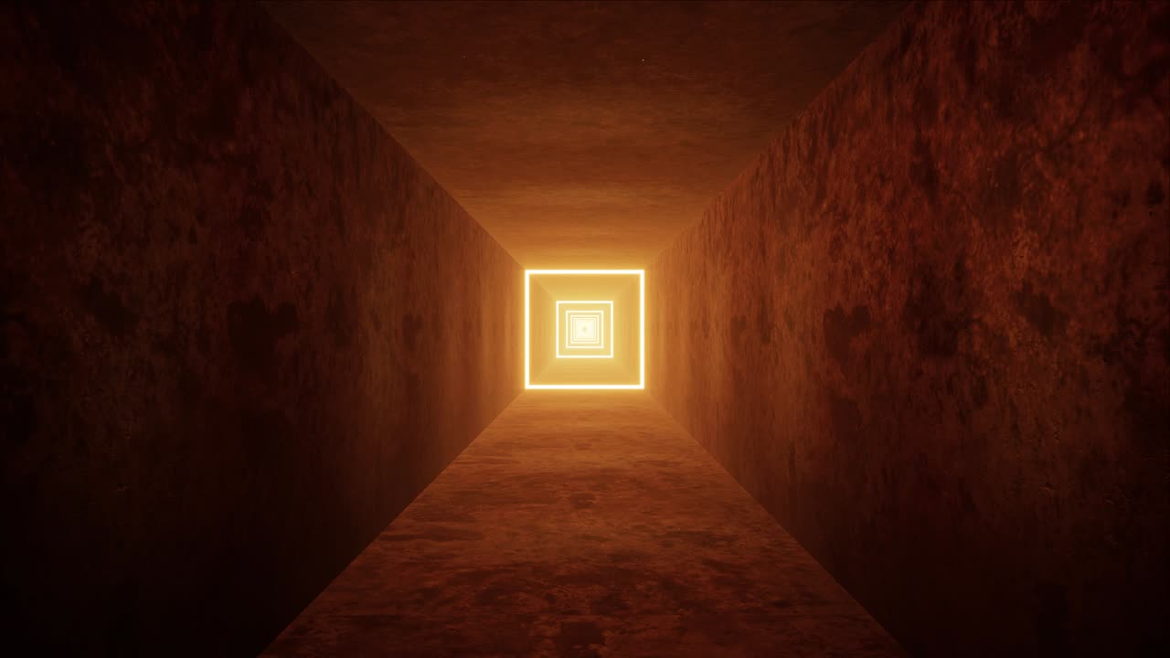 túnel de luz grunge cuadrado