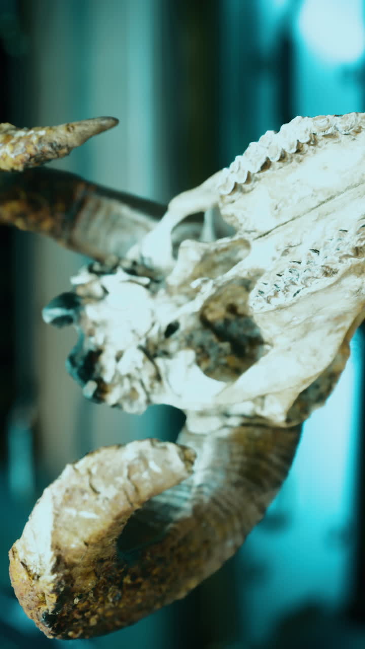 cráneo de carnero muerto en la estación espacial internacional